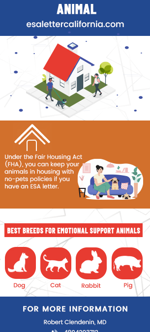 Emotional Support Animal ESA Letter California
